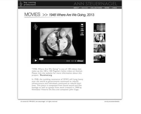 Boy Running Movie Player Page