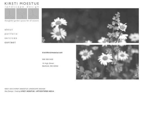 Kirsti Moestue Landscape Design Contact Section