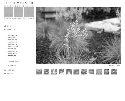 Kirsti Moestue Landscape Design Portfolio Section