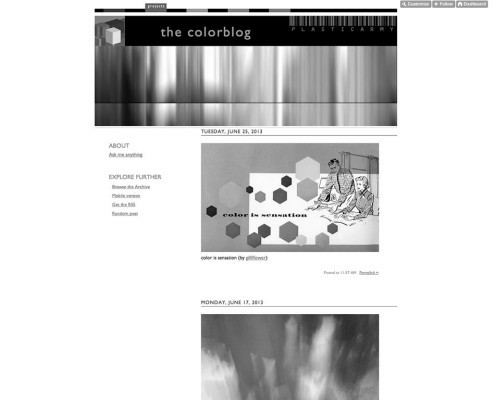 Plasticarmy Typical Individual Blog Page